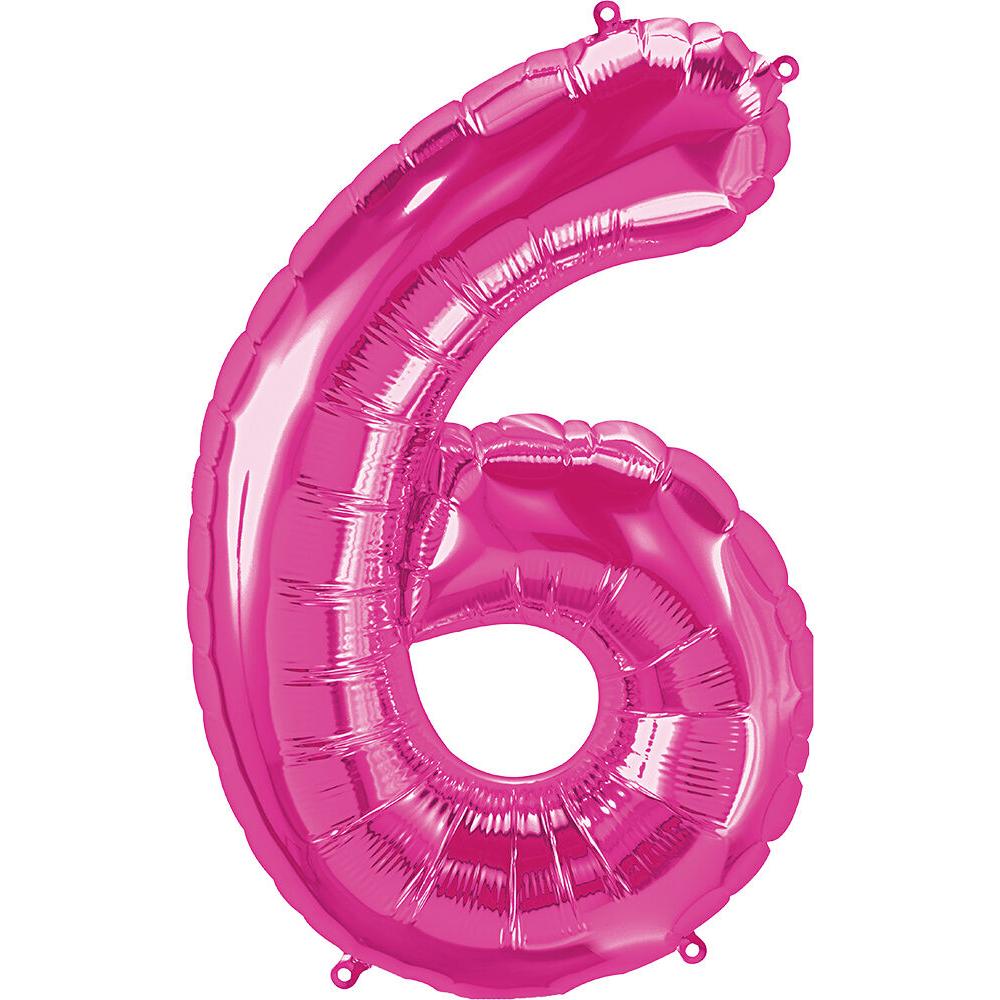 Number Balloons  34"- Pink