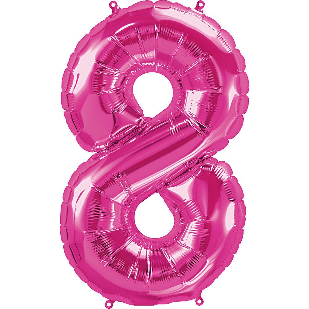Number Balloons  34"- Pink