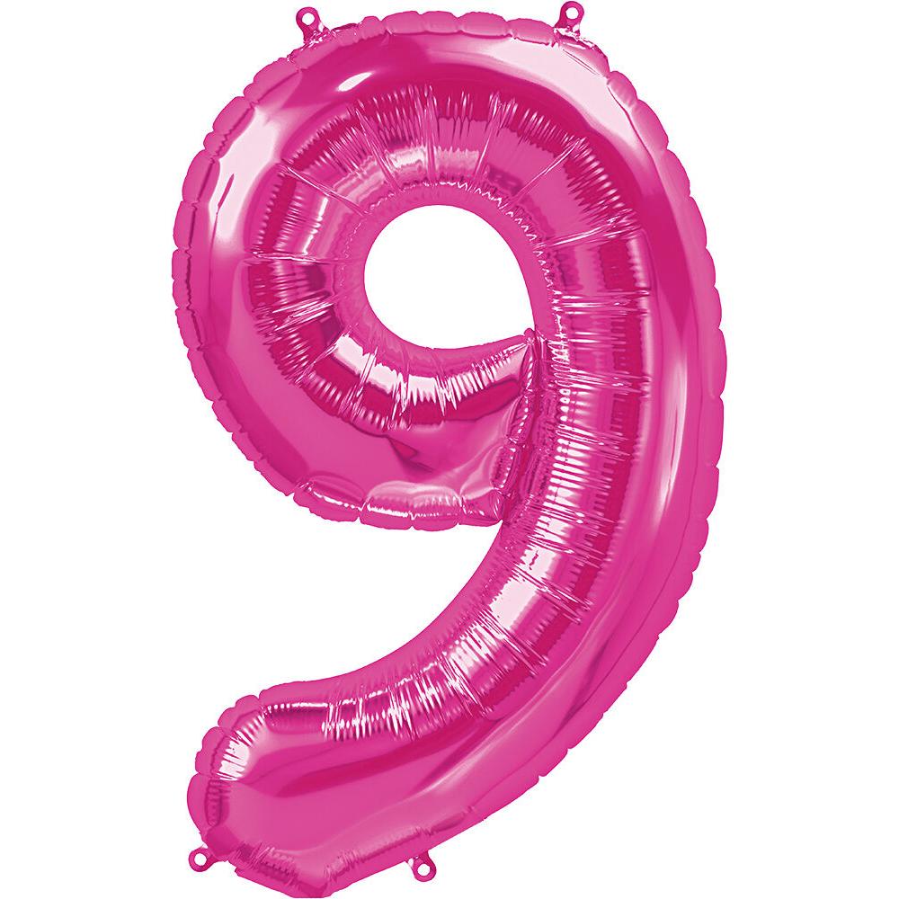 Number Balloons  34"- Pink