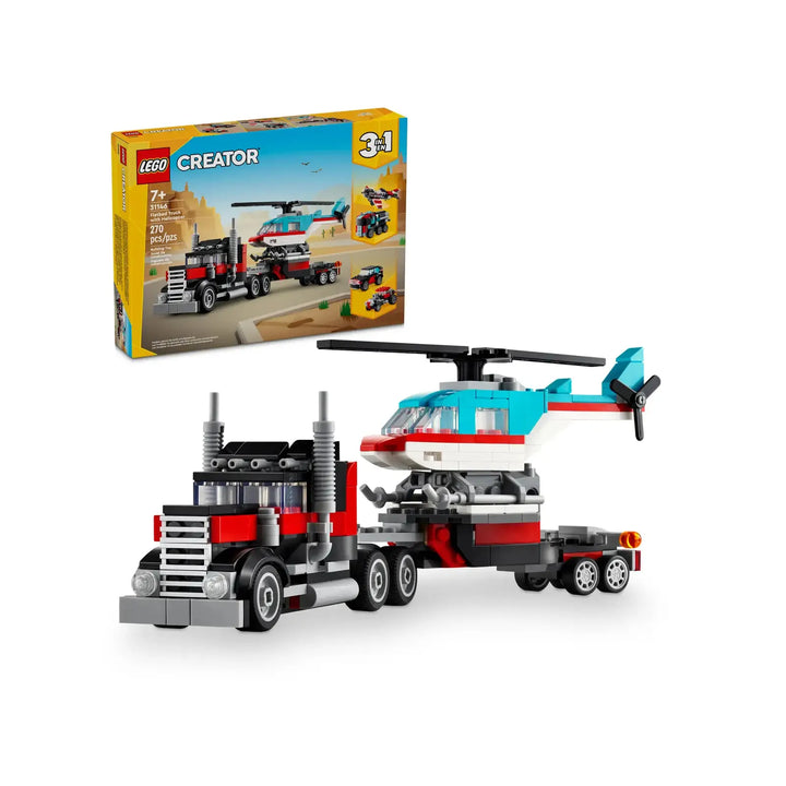 LEGO® Creator Flatbed Truck with Helicopter (31146)