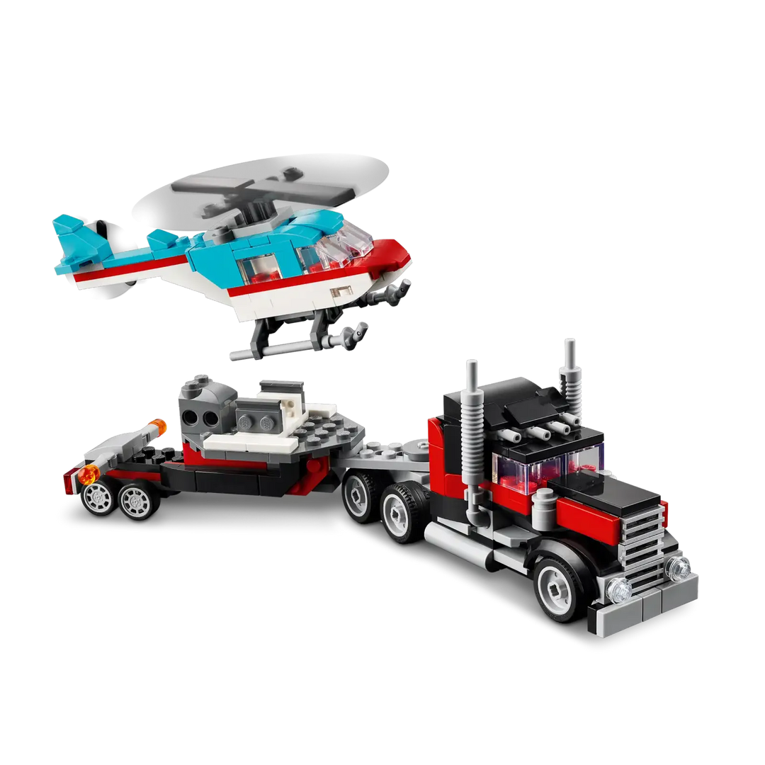 LEGO® Creator Flatbed Truck with Helicopter (31146)