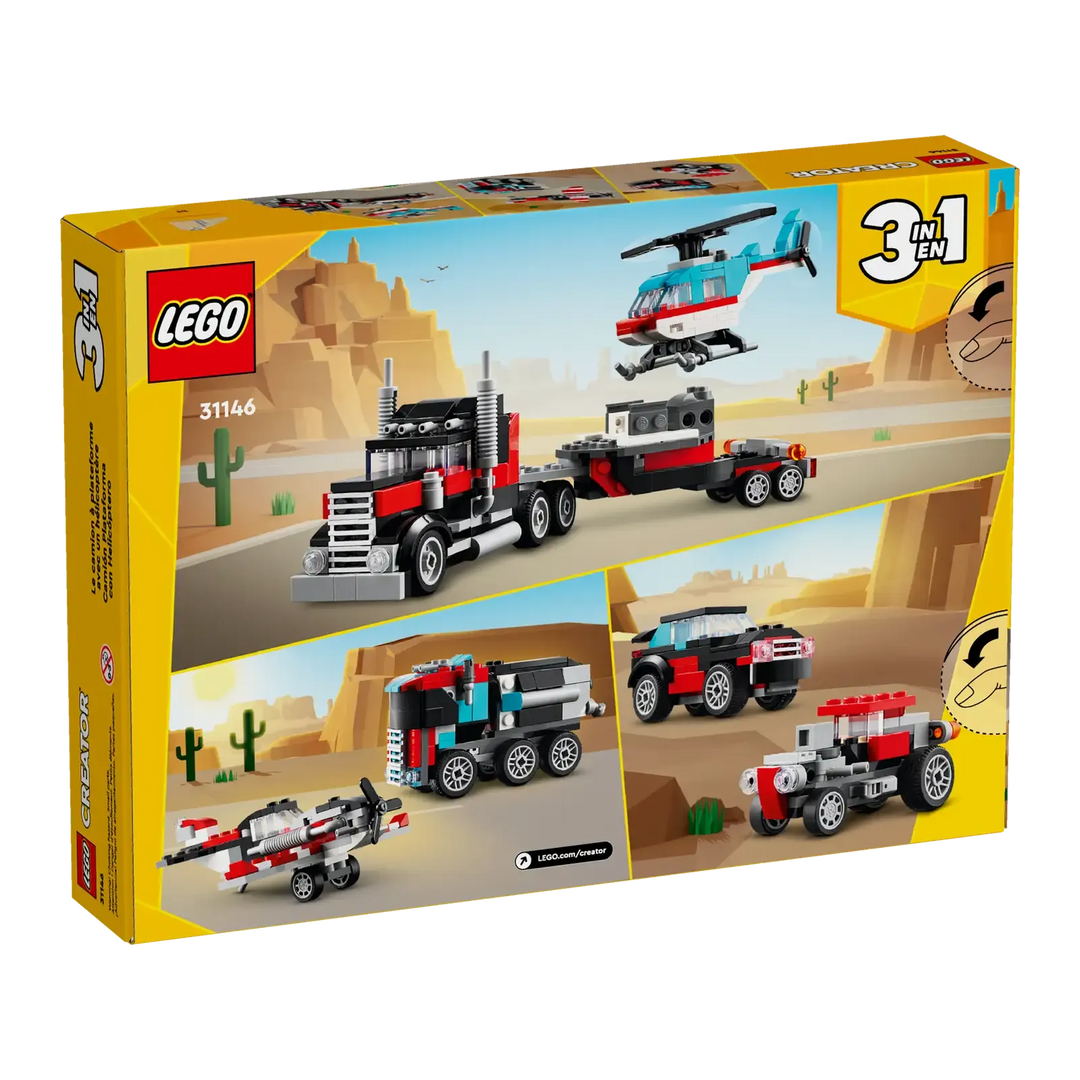LEGO® Creator Flatbed Truck with Helicopter (31146)