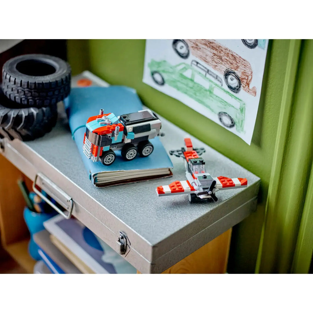 LEGO® Creator Flatbed Truck with Helicopter (31146)