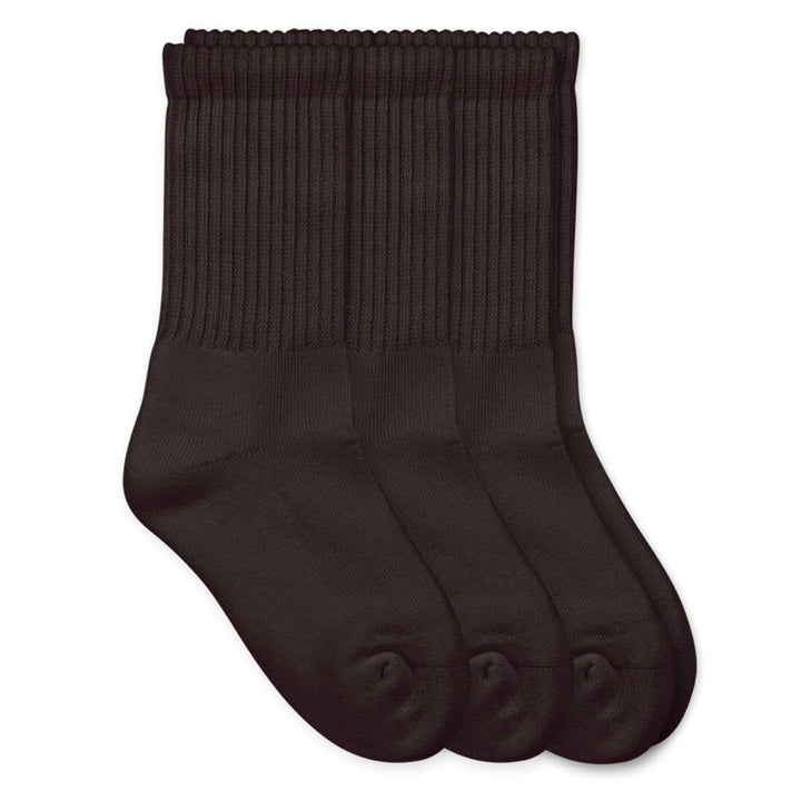 Jefferies Socks Smooth Toe Sport Crew Socks 3 Pair Pack