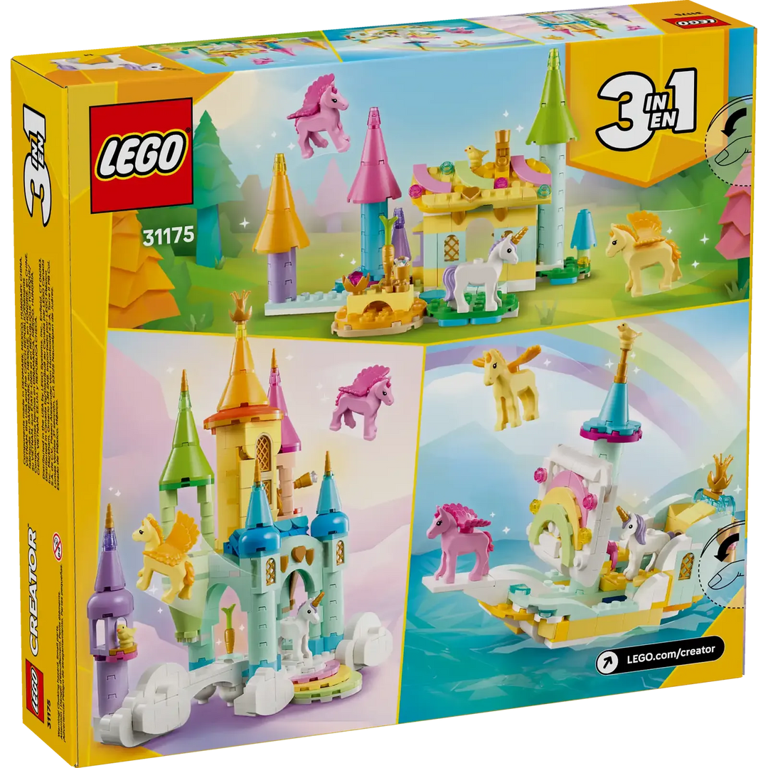 LEGO® Creator 3in1 Unicorn Castle 31175 Set