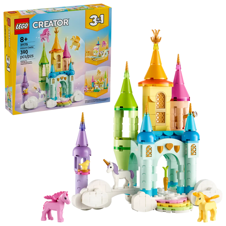 LEGO® Creator 3in1 Unicorn Castle 31175 Set