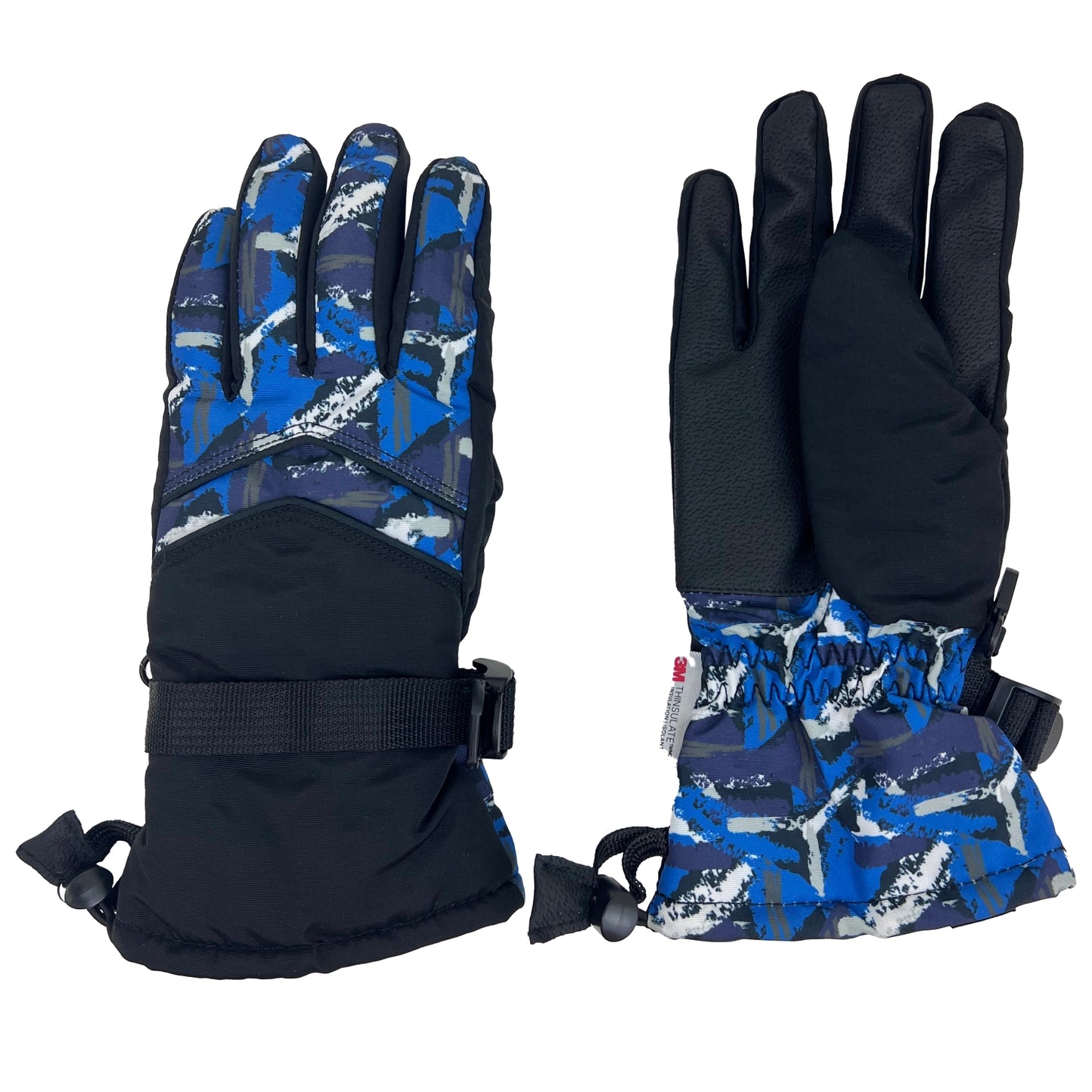 Grand Sierra Boys Printed Snowboard Glove with Thinsulate (Size 4-7)