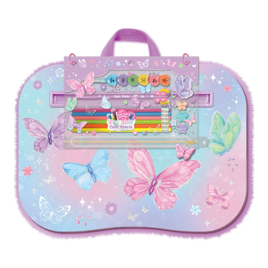 Hot Focus Tie Dye Butterfly Comfy Lap Desk 373NTB