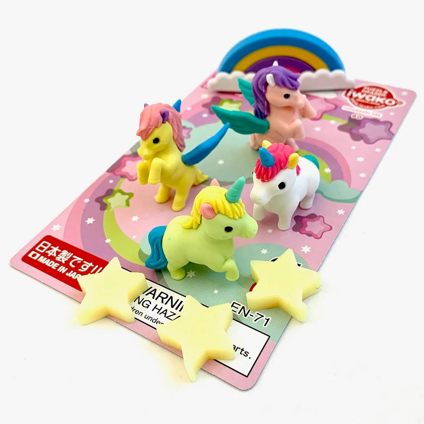 IWAKO Unicorn & Pegasus Eraser