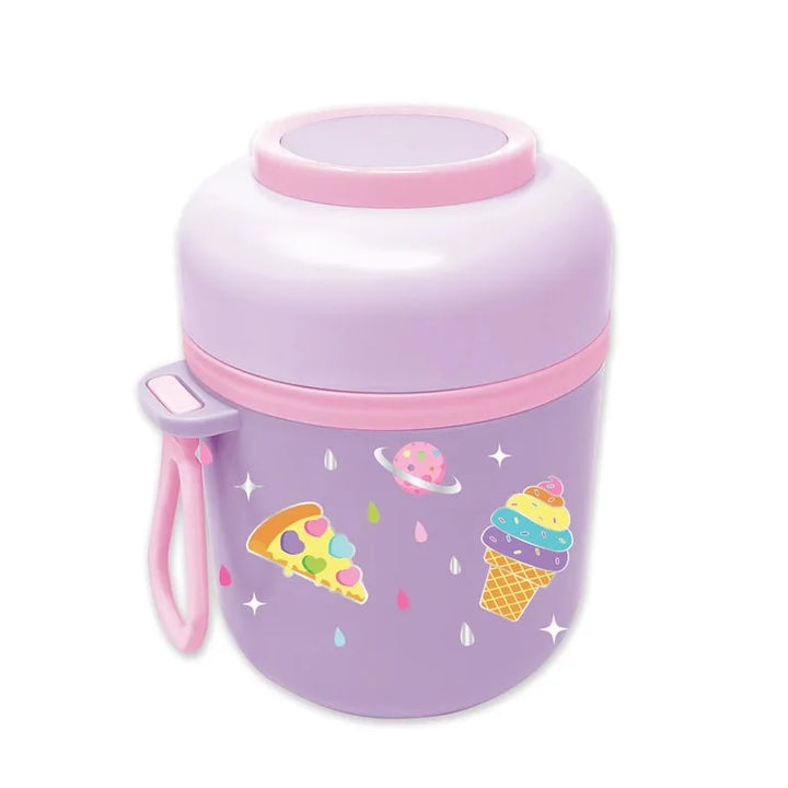 Hot Focus Stainless Steel Rainbow Food Jar