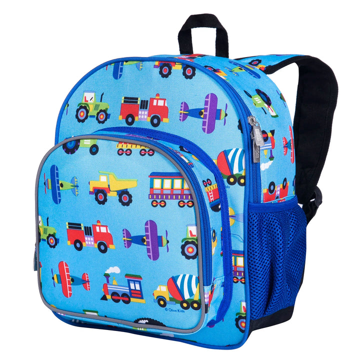 Trains, Planes & Trucks 12 Inch Backpack