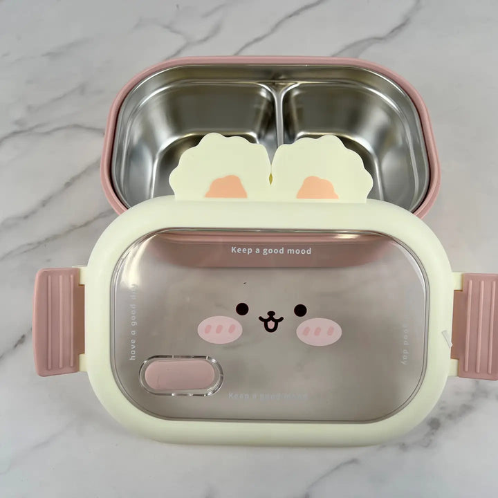 Bento Lunch Box with Stainless Steel Interior Lining (Assorted)