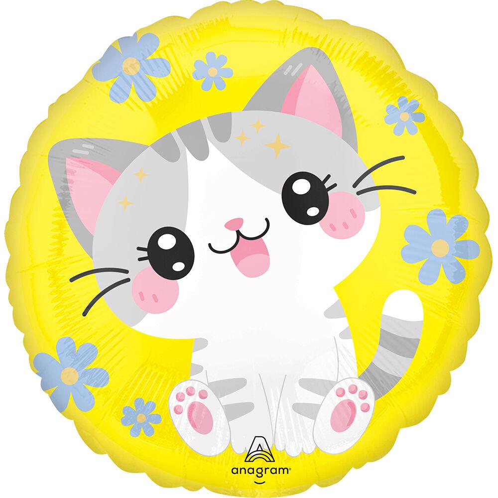 Kawaii Kitty Balloon – 17"