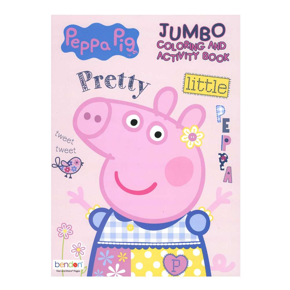 Peppa Pig Jumbo Coloring and Activity Book
