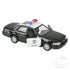 Die-Cast Pull Back Ford Crown Victoria Police Car 5"