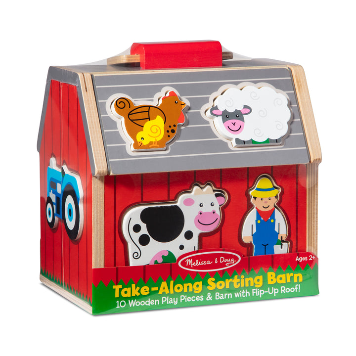Melissa & Doug Take Along Sorting Barn