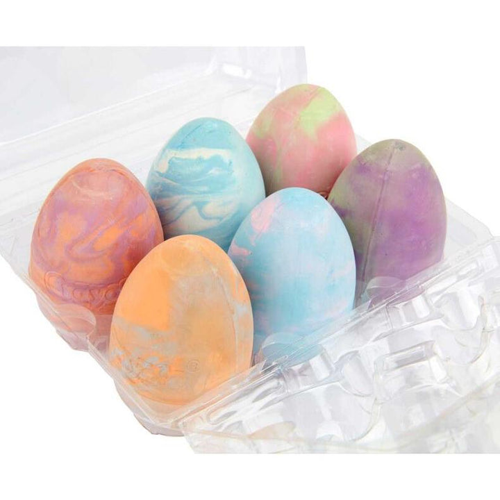 Crayola Washable Sidewalk Tie-Dye Chalk Eggs (6 Count)