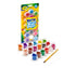 Crayola Washable Paint Pots with Brush, 18 Count