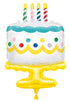 Birthday Cake 25" Mylar Balloon