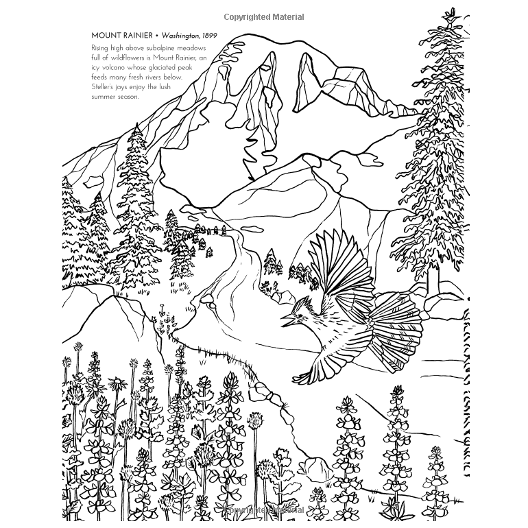 The National Parks Coloring Book - Softcover