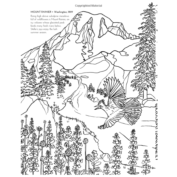 The National Parks Coloring Book - Softcover