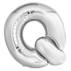 Letter Foil Balloon (Helium fill) - 34" - Silver