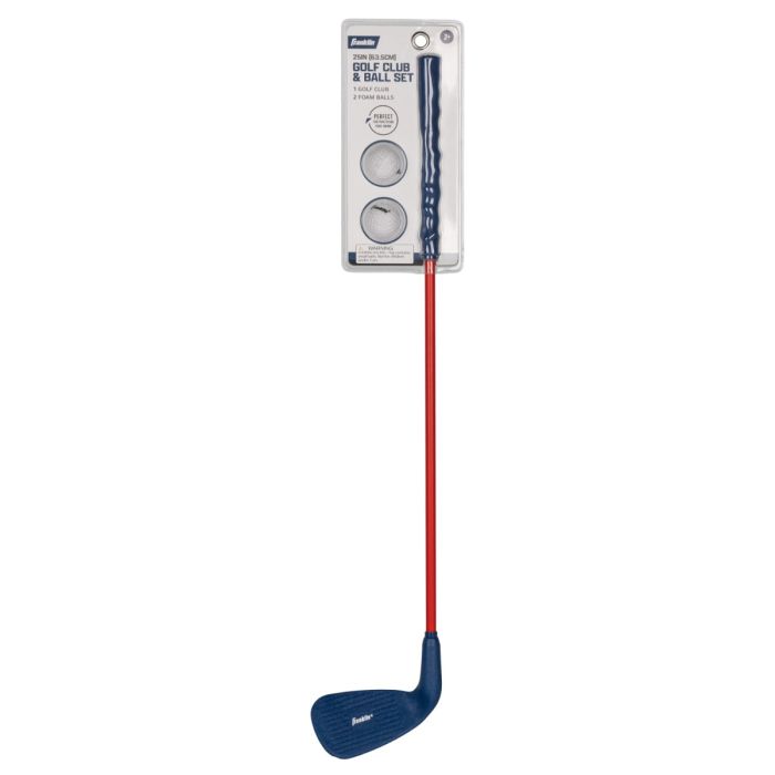Franklin Sports Kids Golf Set, 28" Club with Oversized Club Head & 2 Foam Golf Balls