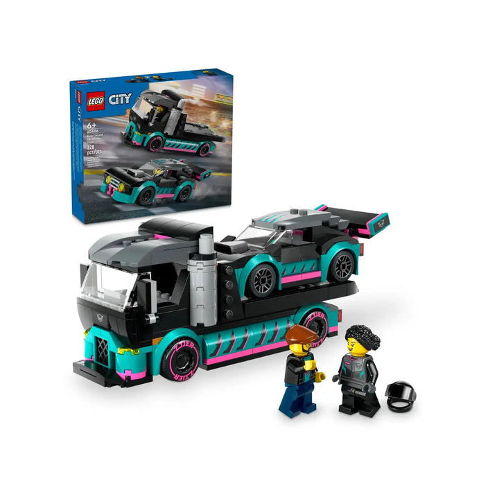 LEGO® City Race Car and Car Carrier Truck 60406 Set