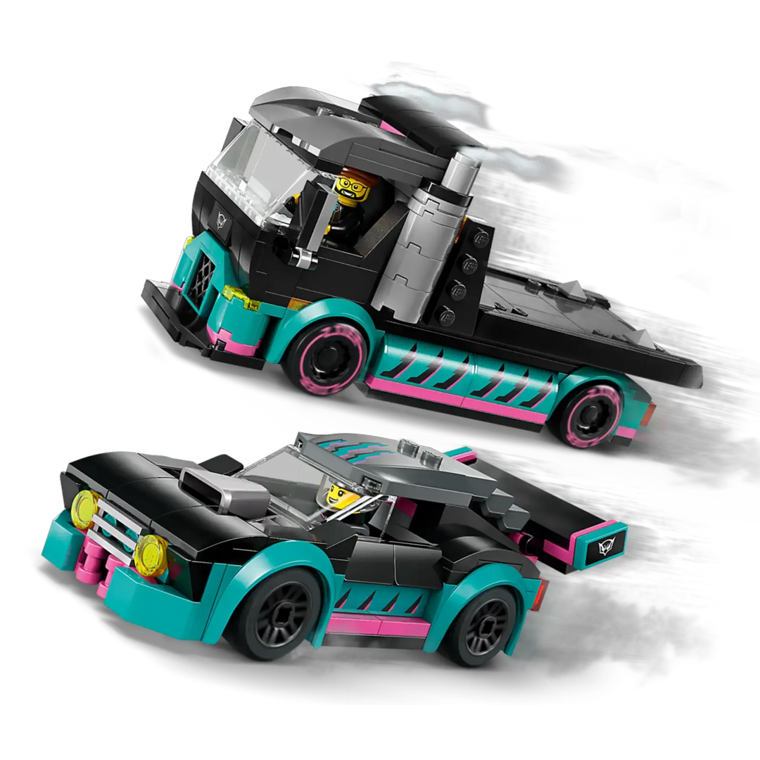 LEGO® City Race Car and Car Carrier Truck 60406 Set