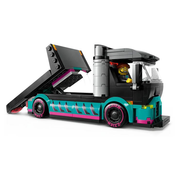 LEGO® City Race Car and Car Carrier Truck 60406 Set