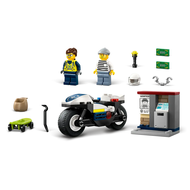 LEGO® City Police Motorcycle Chase 60455 (Ages 4+)