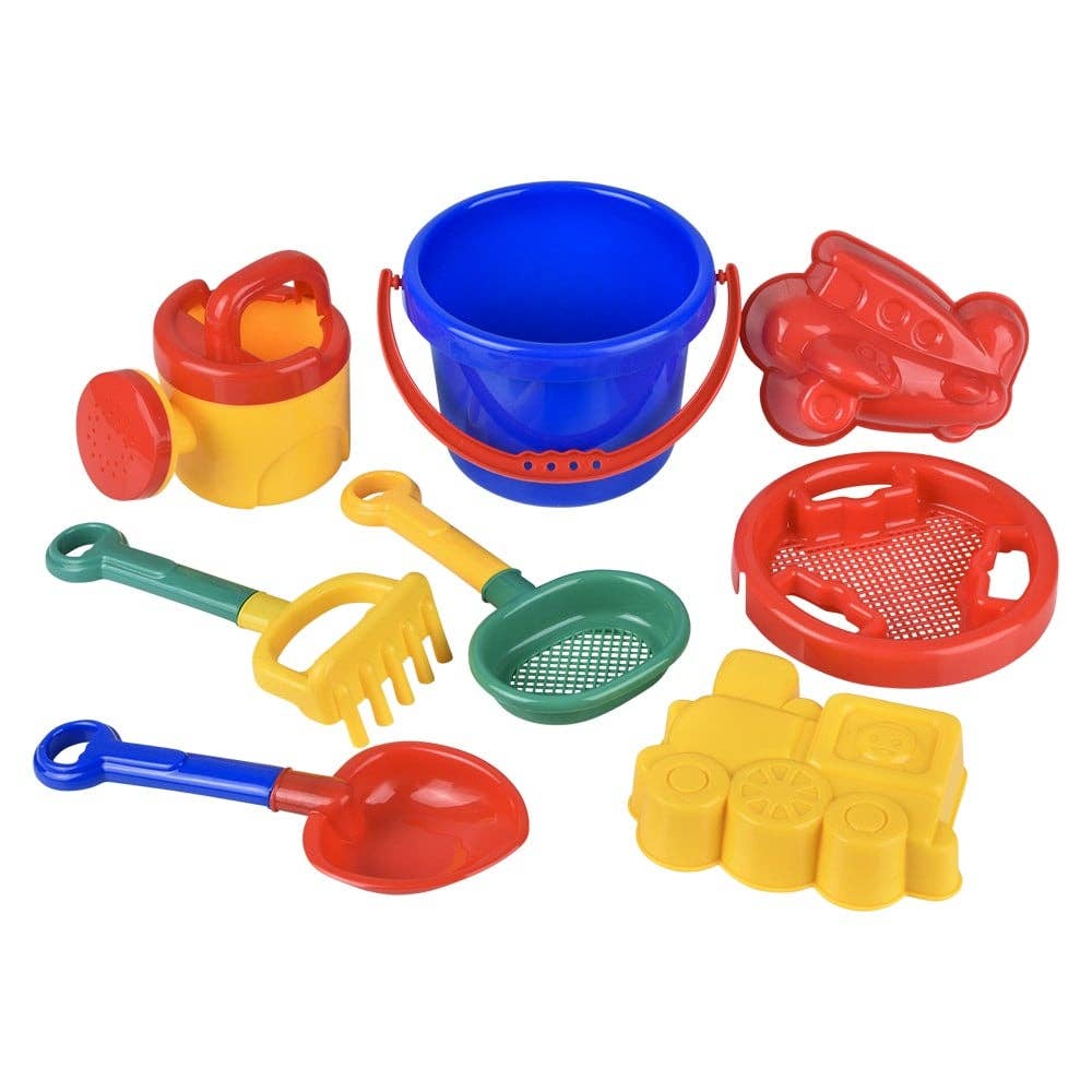 Deluxe 8pc Beach Set In Reusable Bag
