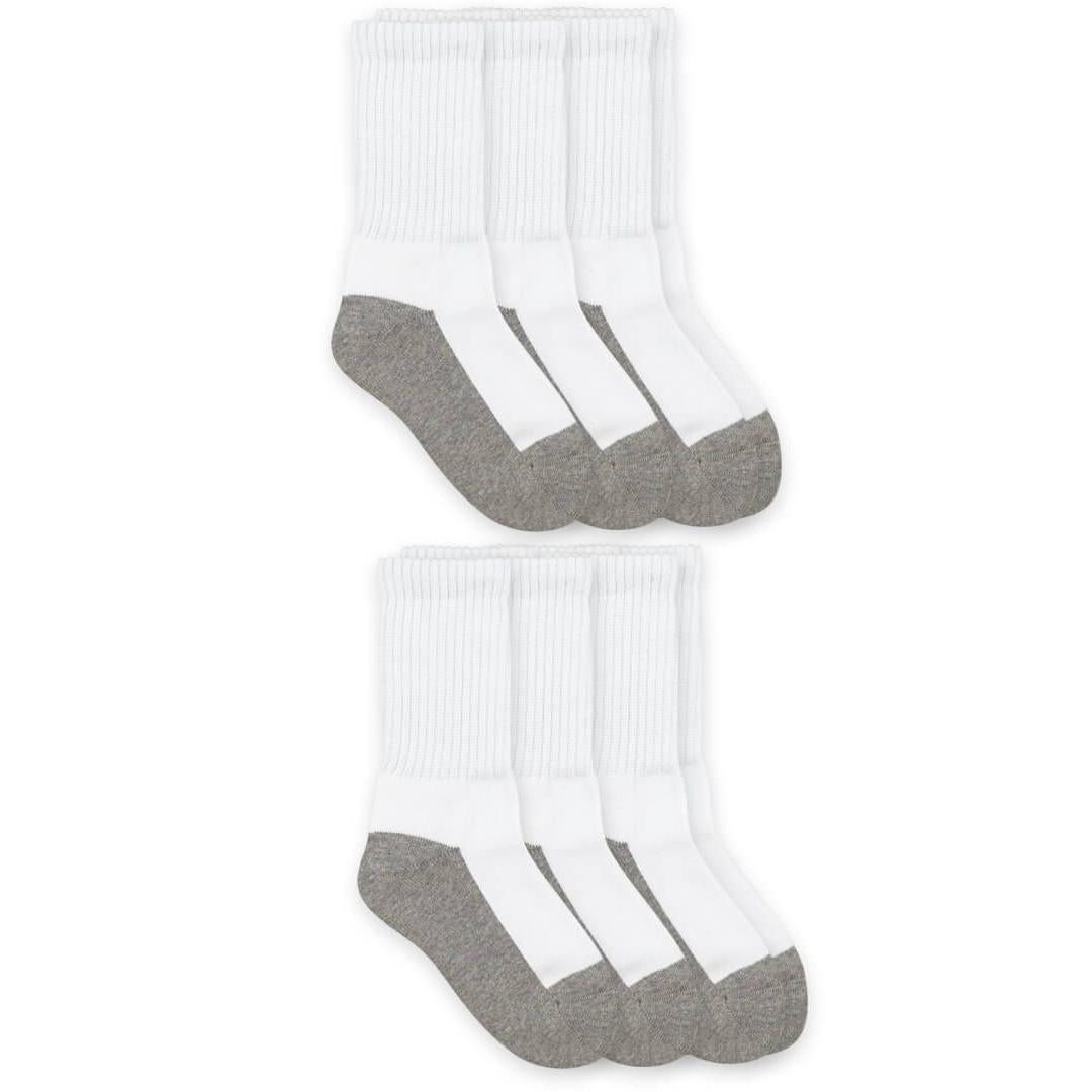 Jefferies Socks Smooth Toe Sport Crew Socks 6 Pair Pack