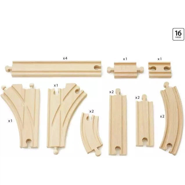 BRIO World Train Tracks Expansion Pack Intermediate