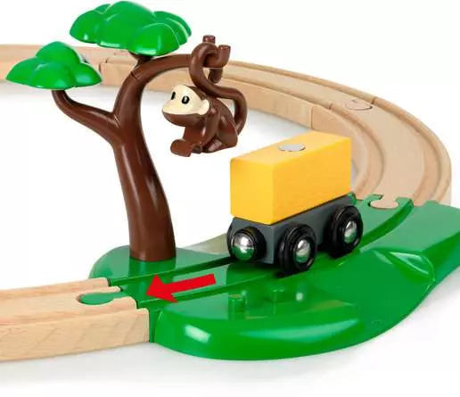 BRIO World Train Set Safari Railway Set