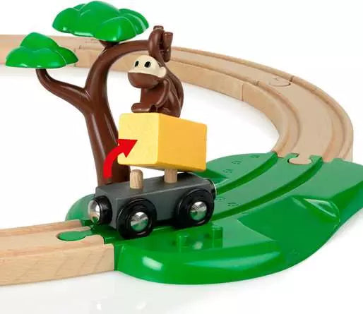 BRIO World Train Set Safari Railway Set