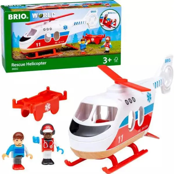 BRIO Rescue Helicopter 36022 (4 Piece Set)