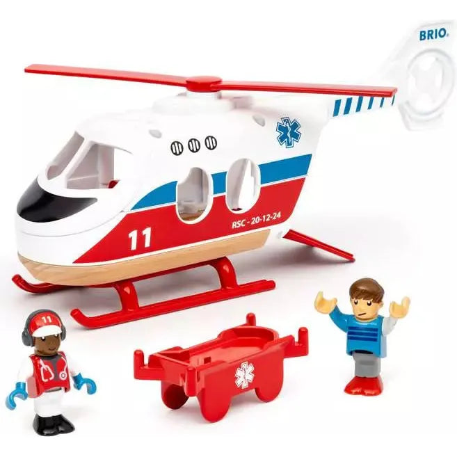 BRIO Rescue Helicopter 36022 (4 Piece Set)
