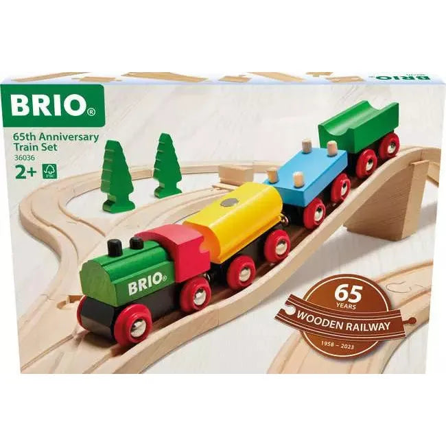 BRIO 65th Anniversary Train Set 36036 (32 Piece Wooden Set)