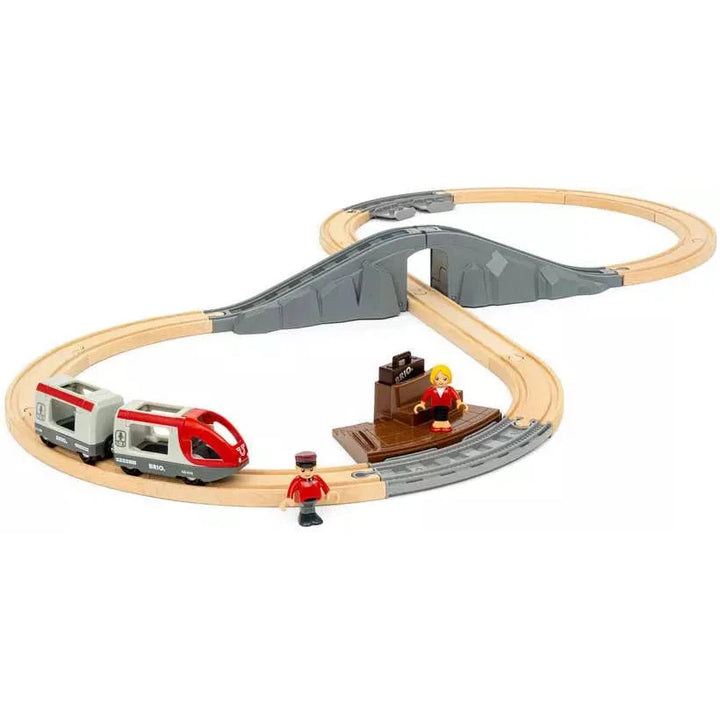 BRIO World Train Set Starter Travel Train Set