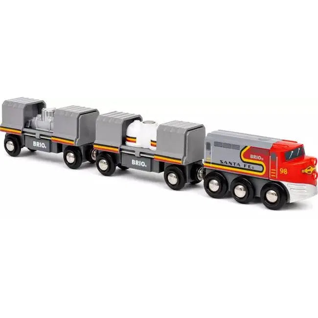 BRIO Santa Fe Train – Trains of the World 36089 (5 Piece Set)