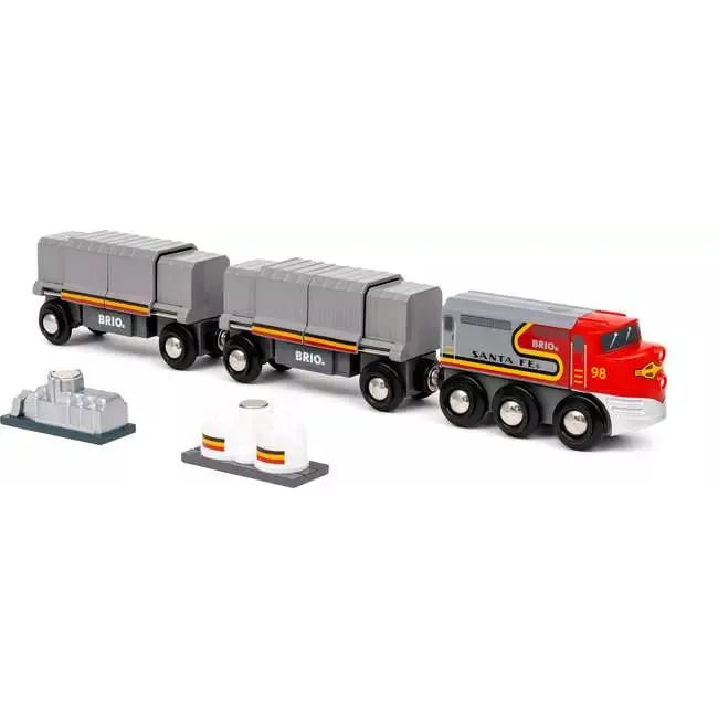 BRIO Santa Fe Train – Trains of the World 36089 (5 Piece Set)