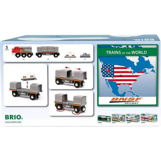 BRIO Santa Fe Train – Trains of the World 36089 (5 Piece Set)
