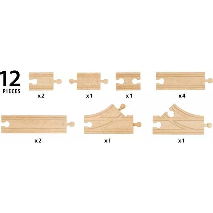 BRIO World Train Tracks Starter Track Pack