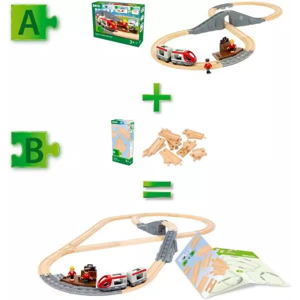 BRIO World Train Tracks Starter Track Pack