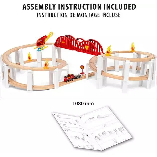 BRIO Mega Spiral Set 36114 (73 Piece Wooden Train Set)