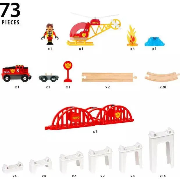 BRIO Mega Spiral Set 36114 (73 Piece Wooden Train Set)