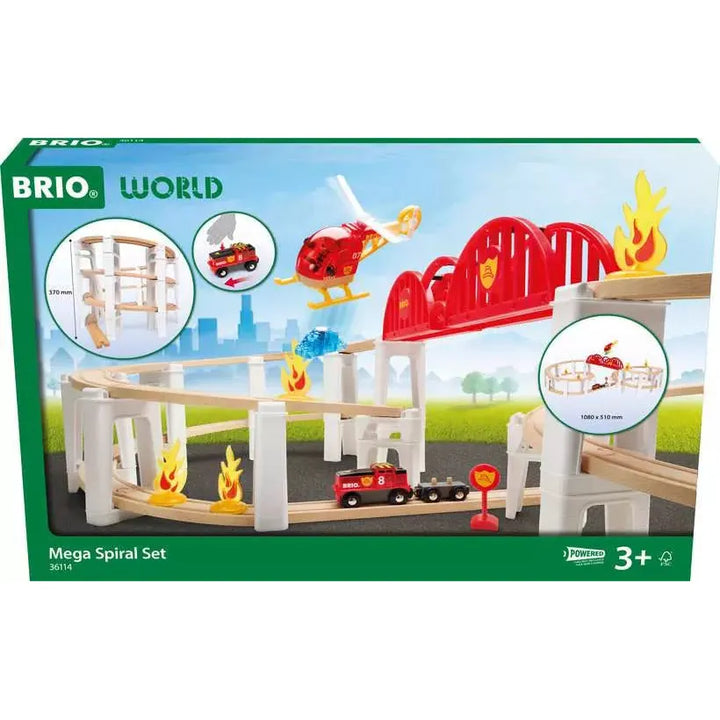 BRIO Mega Spiral Set 36114 (73 Piece Wooden Train Set)