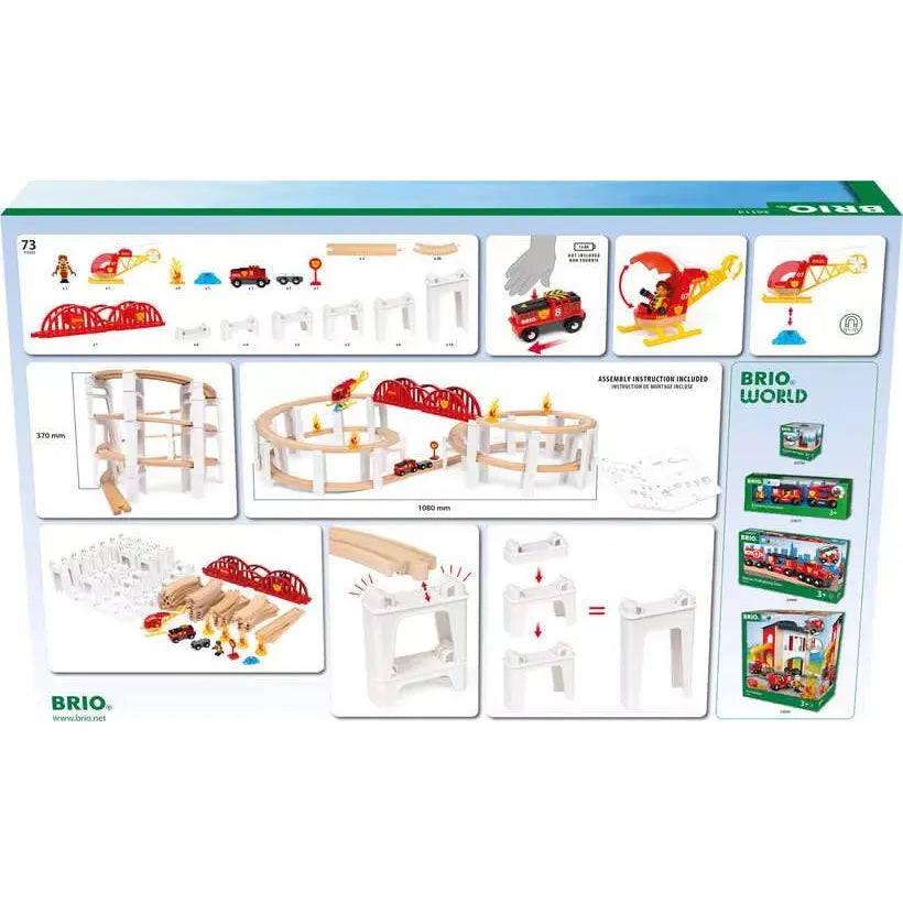 BRIO Mega Spiral Set 36114 (73 Piece Wooden Train Set)