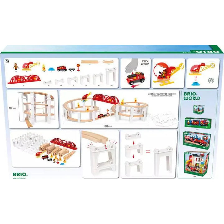BRIO Mega Spiral Set 36114 (73 Piece Wooden Train Set)